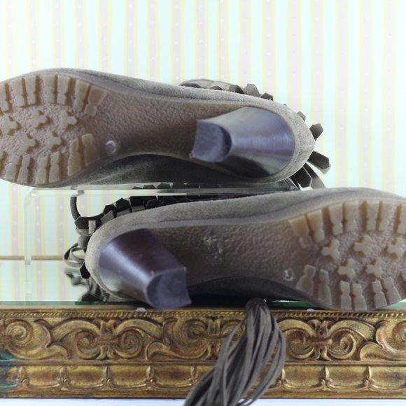 Ron White Suede Ankle Boots. 'Everyday Heels' - Picture 13 of 16